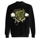 Personalized Swedish Veteran Rank Camo Sweatshirt Printed KVH231318