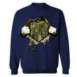 Personalized Swedish Veteran Rank Camo Sweatshirt Printed KVH231318