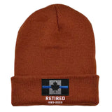 Personalized Retired Canadian Police Officer Custom Served Time Embroidered Beanie Printed KVH231338