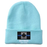 Personalized Retired Canadian Police Officer Custom Served Time Embroidered Beanie Printed KVH231338