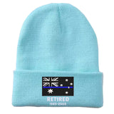 Personalized Retired Australian Police Officer Custom Served Time Embroidered Beanie Printed KVH231338