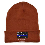 Personalized Retired Australian Police Officer Custom Served Time Embroidered Beanie Printed KVH231338