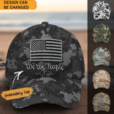 Personalized We The People 1776 Embroidered Cap 231342AHVQ