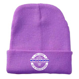 Personalized The Legend Has Retired Thin Blue Line Embroidered Beanie Printed AHVA231372