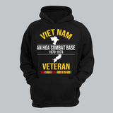 Personalized Vietnam Veteran Custom Military Base & Time Hoodie 2D Printed QTHN1385