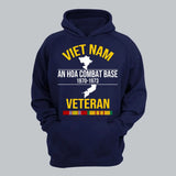 Personalized Vietnam Veteran Custom Military Base & Time Hoodie 2D Printed QTHN1385