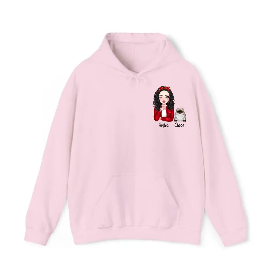 Personalized Cat Mom Custom Name Cat Lovers Gift Hoodie 2D Printed HN231404