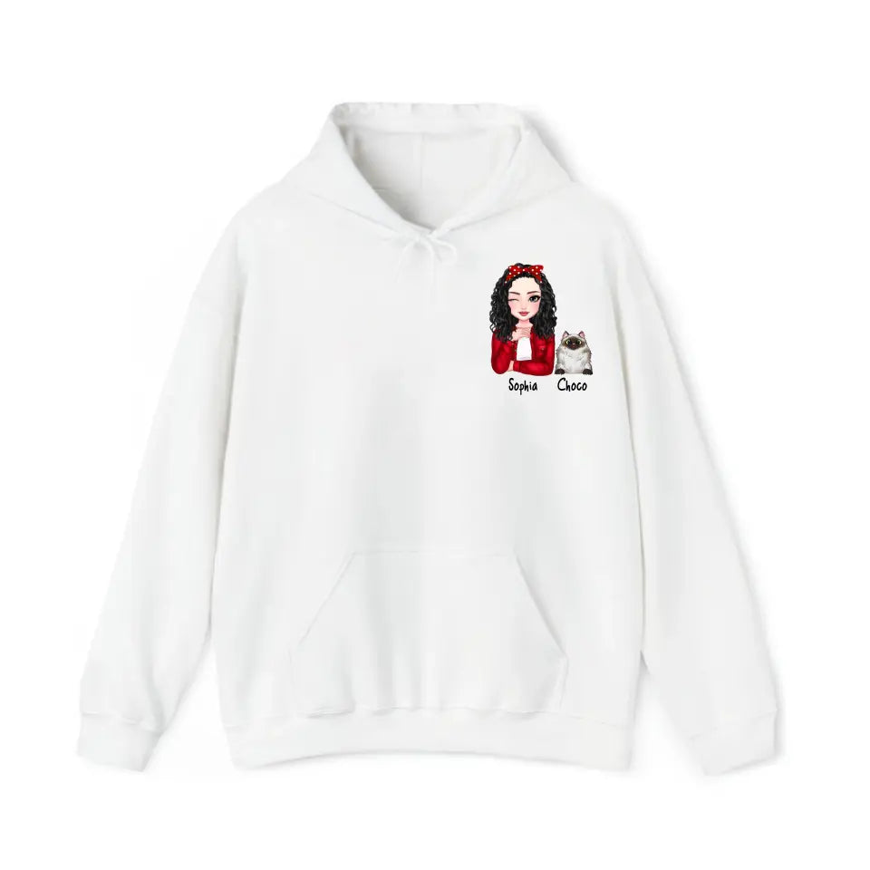 Personalized Cat Mom Custom Name Cat Lovers Gift Hoodie 2D Printed HN231404