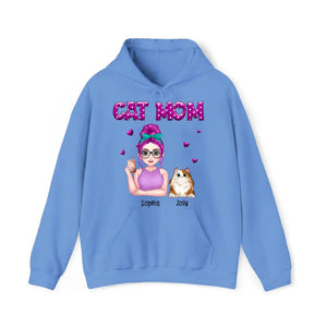 Personalized Cat Mom Cat Lovers Gift Hoodie 2D Printed HN231378