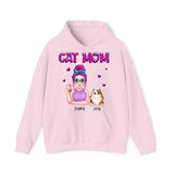 Personalized Cat Mom Cat Lovers Gift Hoodie 2D Printed HN231378