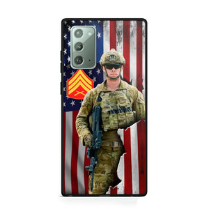 Personalized US Veteran Logo Custom Name Phonecase Printed 231430AHVH
