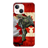 Personalized Canadian Armed Forces Logo Custom Name Phonecase Printed 231430AHVH