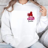 Personalized Grandma Gnome Custom Kid's Name Hoodie 2D Printed VQ231499