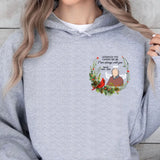 Personalized Upload Your Photo Although You Cannot See Me I Am Always With You Memorial Hoodie 2D Printed VQ231503