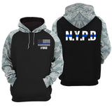 Personalized US Police Department & ID Hoodie 3D Printed KVH231505