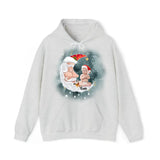 Personalized Upload Your Photo Santa Moon Christmas Gift Hoodie 2D Printed VQ231509