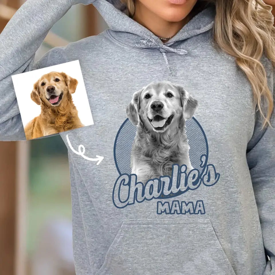 Personalized Upload Your Pet Photo Dog Lovers Cat Lovers Gift Hoodie 2D Printed LVA231507