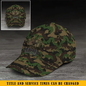 Personalized Swiss Veteran Retired Custom Served Time Cap QTKH1523