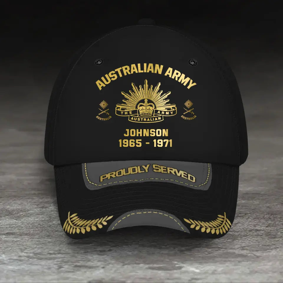 Personalized Australian Armed Forces Cap 231539AHVH