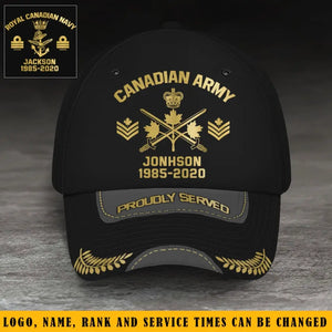 Personalized Canadian Armed Forces Cap 231539AHVH