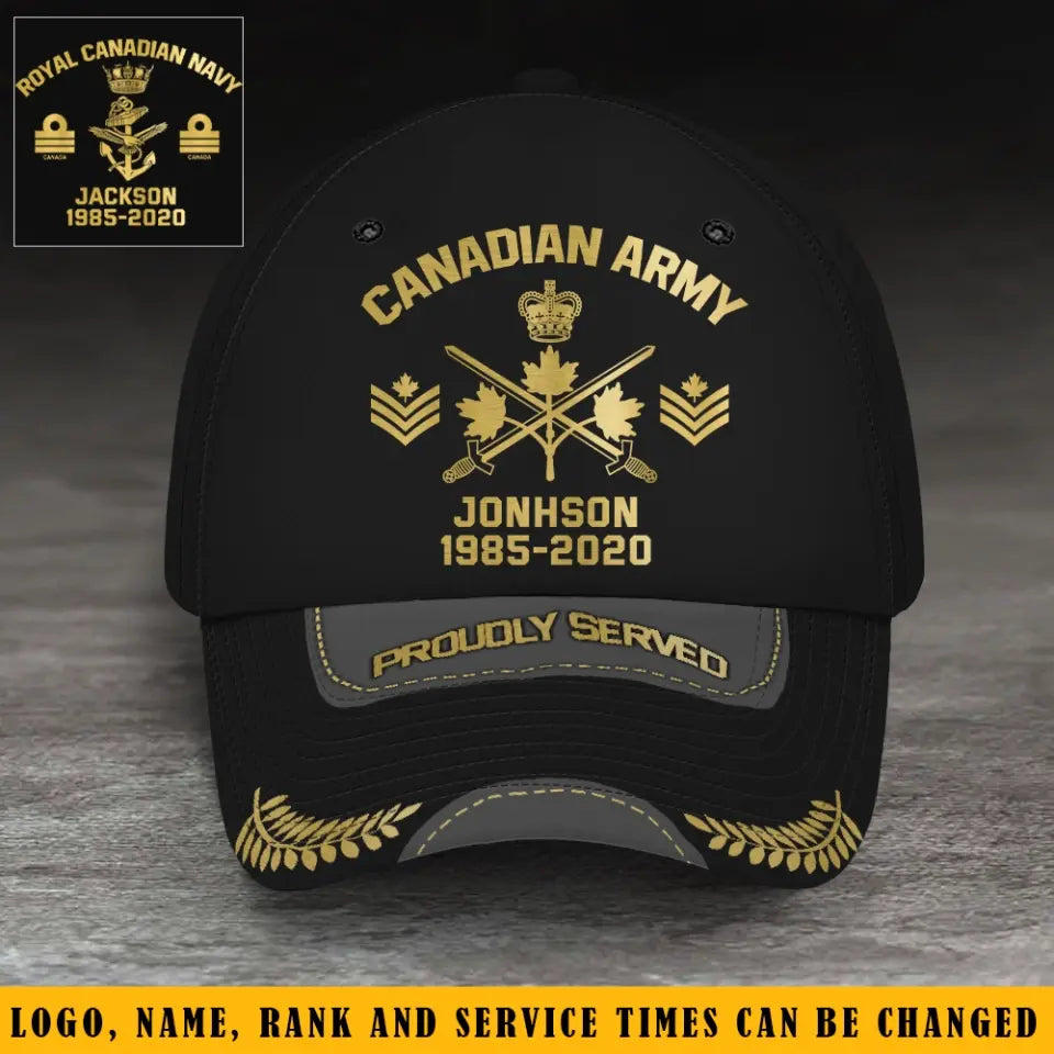 Personalized Canadian Armed Forces Cap 231539AHVH
