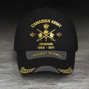 Personalized Canadian Armed Forces Cap 231539AHVH