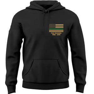 Personalized Thin Green Line US Veteran I Walked The Walk Custom Time Hoodie 2D Printed QTVQ231562