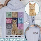 Personalized Upload Your Cat Photo Best Cat Mom Ever Hoodie 2D Printed VQ231569