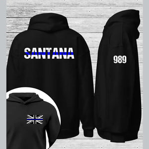 Personalized Thin Blue Line Retired British Police Officer Custom ID Hoodie 2D Printed KVH231567