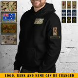 Personalized Australia Veteran Rankcamo Custom Name Hoodie 2D Printed VQ231591