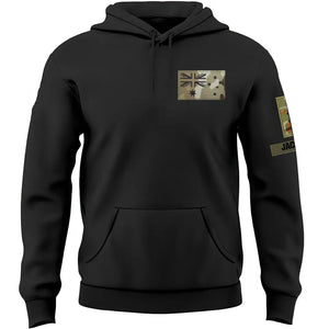 Personalized Australia Veteran Rankcamo Custom Name Hoodie 2D Printed VQ231591