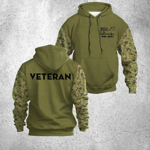 Personalized Australian Defend Forces Veteran Retired 3D Hoodie Printed QTHN1596