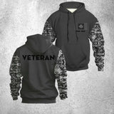 Personalized Canadian Defend Forces Camo Veteran Retired 3D Hoodie Printed QTHN1598