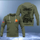 Personalized US Veteran/Soldier 3D Hoodie Printed 231607AHVH