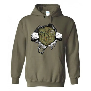 Personalized Australian Veteran/Soldier Rank Camo Hoodie 2D Printed LAHLVA231620