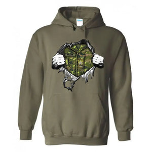 Personalized Canadian Veteran/Soldier Rank Camo Hoodie 2D Printed LAHLVA231620