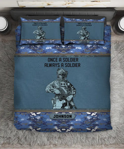 Personalized Once A Soldier Always A Soldier Australian Veteran Bedding Set Printed KVH231629