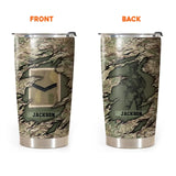 Personalized British Soldier Veteran Tumbler Printed 231635AHHN