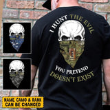 Personalized I Hunt The Evil You Pretend Doesn't Exist Australian Veteran Rank T-shirt Printed LVA231656