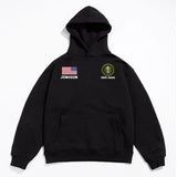 Personalized US Military Custom Name & Time Hoodie 2D Printed KVH1672