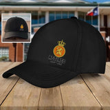 Personalized Netherland Military Veteran Custom Time Black Cap QTHN1682