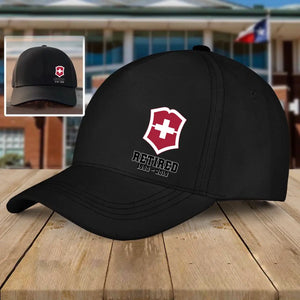 Personalized Swiss Military Veteran Custom Time Black Cap QTHN1682