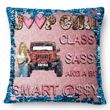 Personalized Jeep Girl Classy Sassy And A Bit Smart Assy Seguin Pillow Printed HN231676