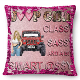 Personalized Jeep Girl Classy Sassy And A Bit Smart Assy Seguin Pillow Printed HN231676