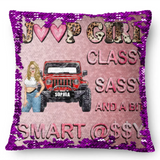 Personalized Jeep Girl Classy Sassy And A Bit Smart Assy Seguin Pillow Printed HN231676