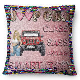 Personalized Jeep Girl Classy Sassy And A Bit Smart Assy Seguin Pillow Printed HN231676