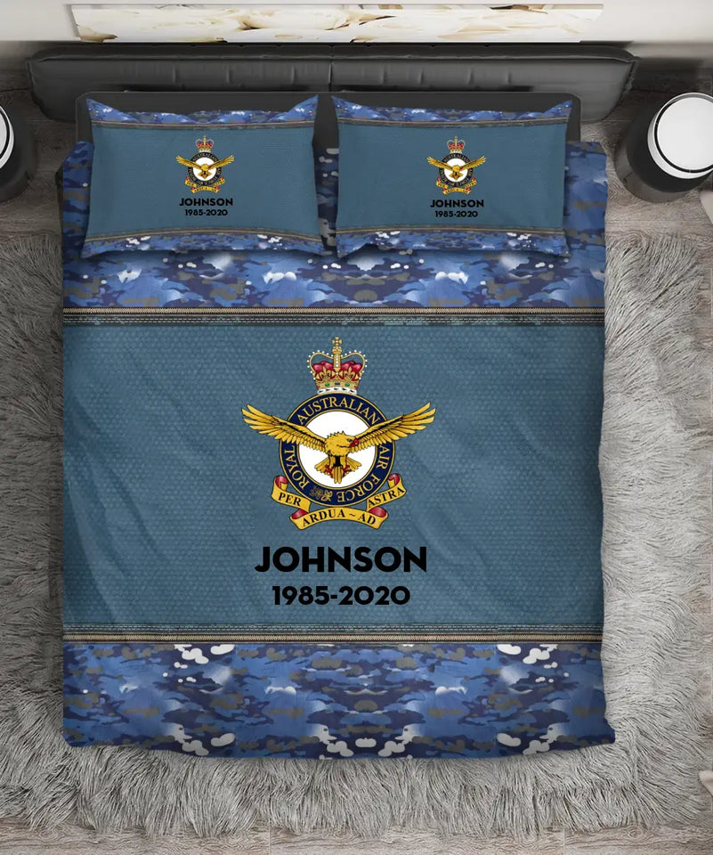 Personalized The Army Australian Veteran Custom Name & Time Bedding Set Printed KVH231687