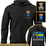 Personalized Retired Swedish Veteran Custom Time Hoodie 2D Printed VQ231675