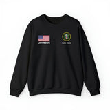 Personalized US Military Custom Name & Time Hoodie 2D Printed KVH1672