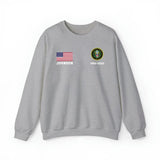 Personalized US Military Custom Name & Time Hoodie 2D Printed KVH1672